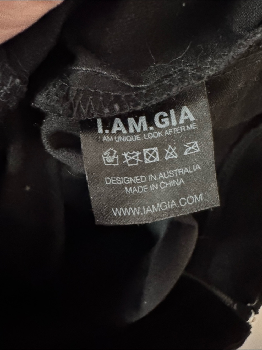 I.AM.GIA Black Faux Leather Pants Size XS - Picture 7 of 8